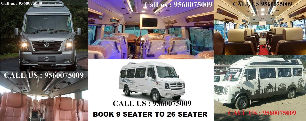 Tempo traveller on rent in Sector 77 Noida